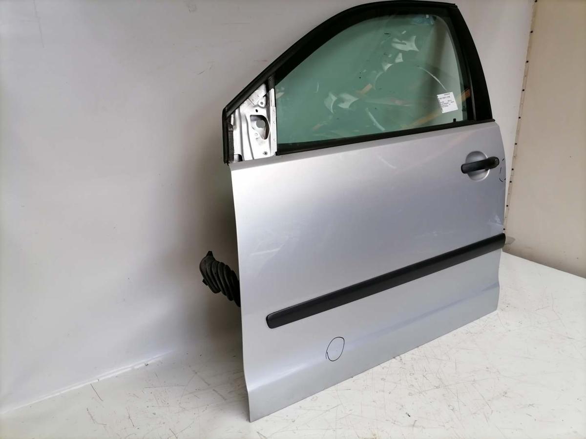 VW Polo 9N1 Tür vorn links LA7W Reflexsilber Metallic 5-Türer Bj.2003
